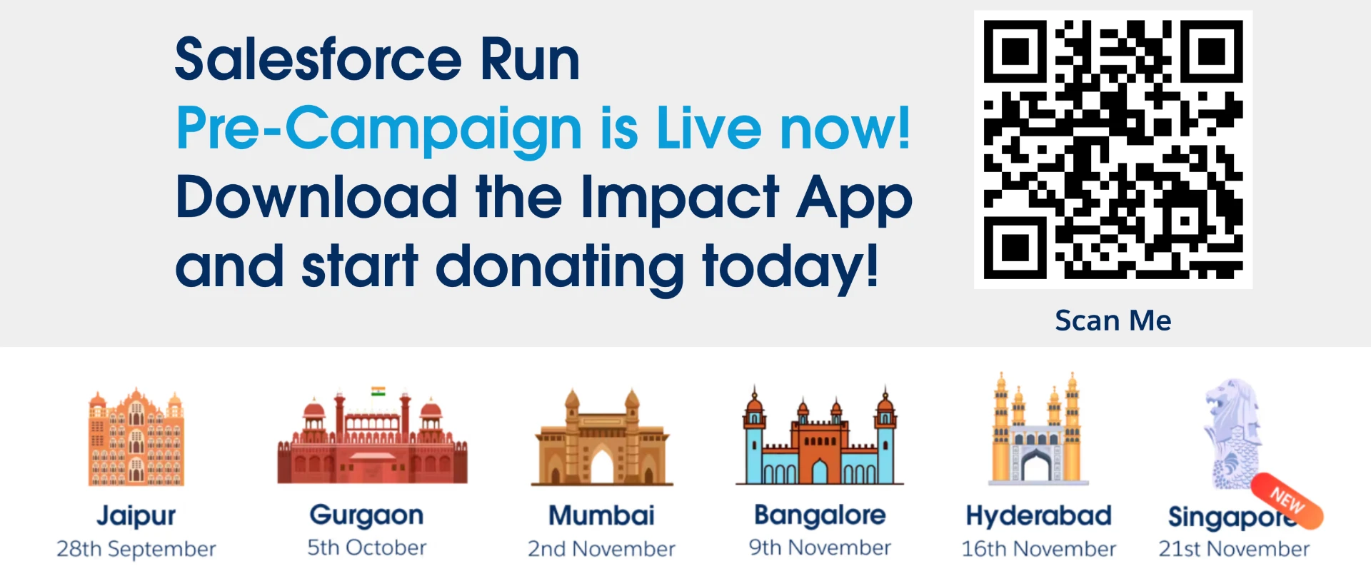 Salesforce Run 2026 city dates: Hyderabad, Bangalore and Singapore